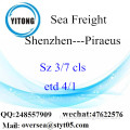 Port de Shenzhen LCL Consolidation au Pirée